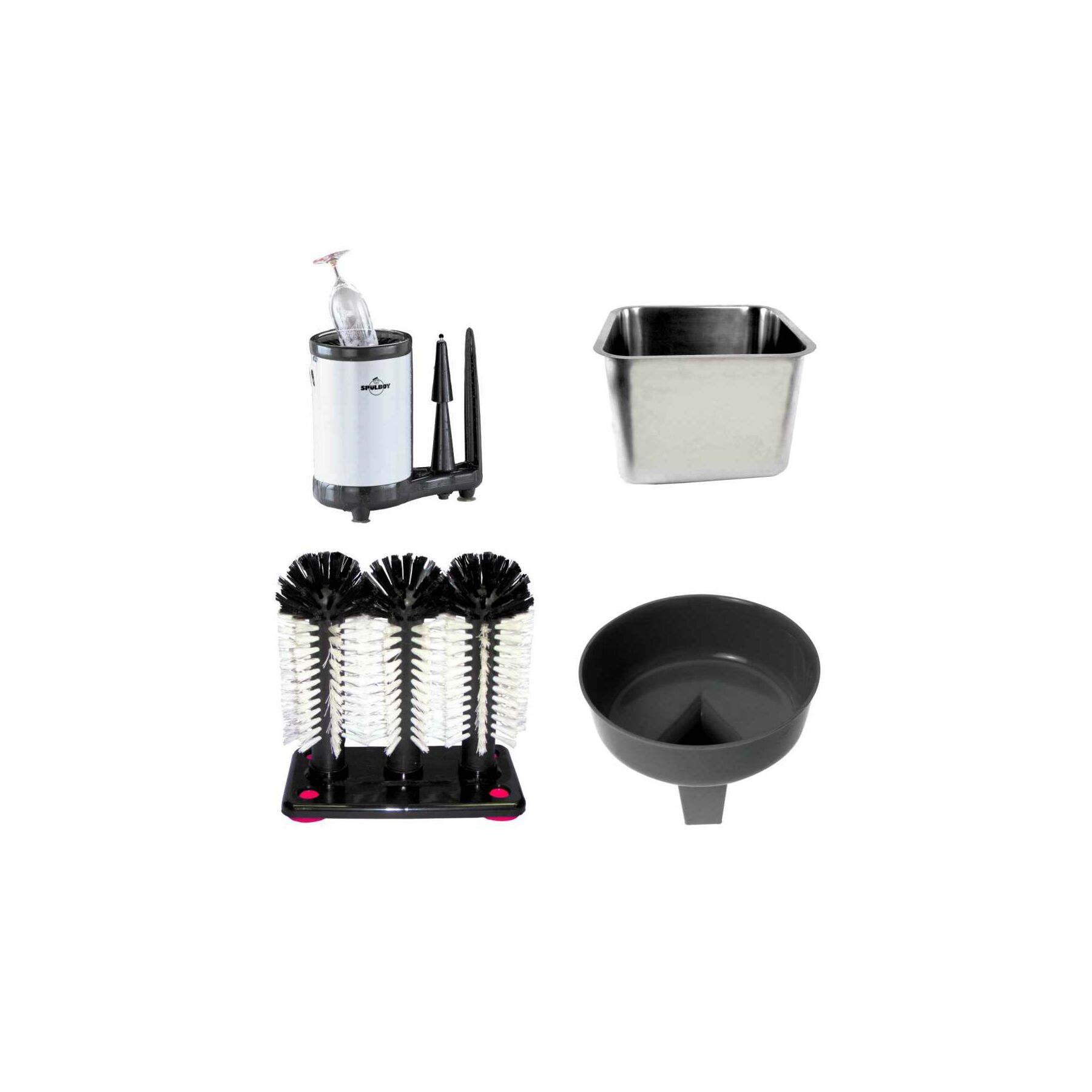 Sinks, glass washers and accessories