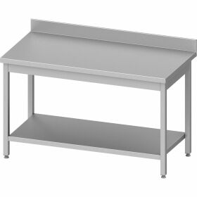 Work table with base 1300x700x850 mm without upstand...