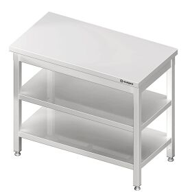 Work table with base and intermediate shelf 1100x600x850...