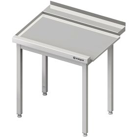 Drain table without base 800x700x850 mm attachment side...