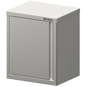 Welded wall cabinet with hinged doors 600x300x600 mm