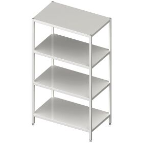 Shelf welded with smooth shelves 800x400x1800 mm