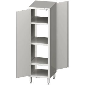 Pass-through tall cabinet with wing doors 400x500x1800 mm...