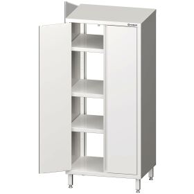 Pass-through tall cabinet with wing doors 400x600x1800 mm...