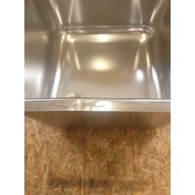 Sink basin made of CNS 40 x 40 x 30 cm without accessories B-Ware