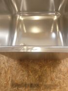 Sink basin made of CNS 40 x 40 x 30 cm without accessories B-Ware