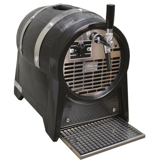 Dry cooler in beer barrel shape1-ltg 60l incl. drip tray & compensator tap