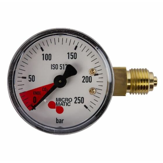 Inhaltsmanometer für Druckminderer 3 Bar Micromatic