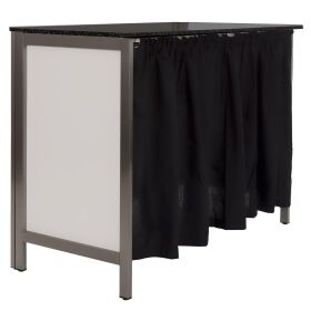 Curtain for folding counters incl. 1.5 m rail