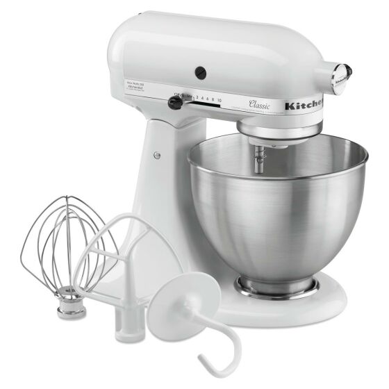 KitchenAid 5K45SSEWH, weiß, 4,28L von Bartscher