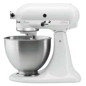 KitchenAid 5K45SSEWH, weiß, 4,28L von Bartscher