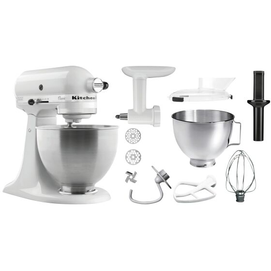 KitchenAid 5K45SSEWH, weiß, 4,28L von Bartscher