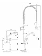 Zweigriffmischer 40L-1802B von Bartscher