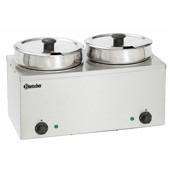 Bain Marie Hotpot, 2x Topf, 6,5 L von Bartscher