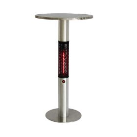 Electric table heater, Ø 600 mm, height 1100 mm