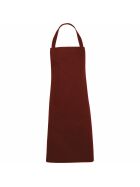 Nino Cucino bib apron, burgundy, length 96 cm