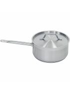 Saucepan with lid, Ø 280 mm, height 130 mm, 8 liters