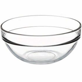 Glass bowl, Ø 140 mm, height 63 mm, 0.55 liters