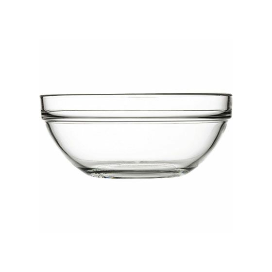 Glass bowl, Ø 200 mm, height 87 mm, 1.6 liters