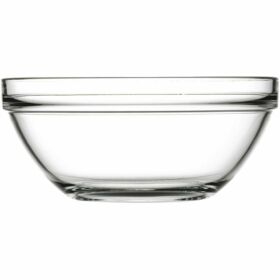 Glass bowl, Ø 230 mm, height 101 mm, 2.5 liters