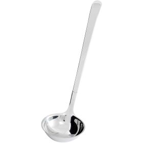 Soup ladle, highly polished, made from one piece, handle...