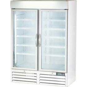 Display refrigerator with two glass doors, 930 liters,...