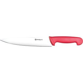 Stalgast kitchen knife, HACCP, red handle, stainless...