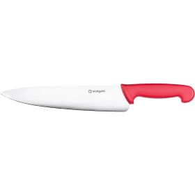 Stalgast chefs knife, HACCP, red handle, stainless steel...