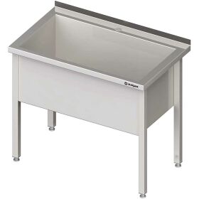 Pot sink with a basin 800x600x850 mm, 400 mm basin height...