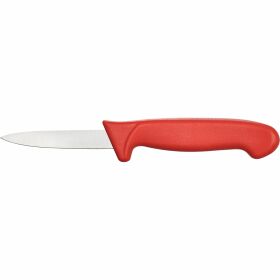 Paring knife Premium, HACCP, red handle, stainless steel...