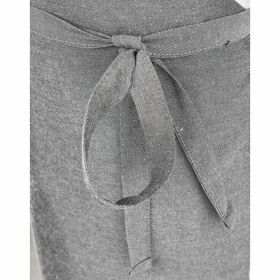 Bib apron, gray